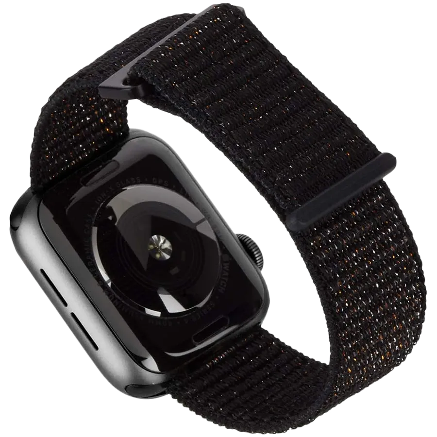 photo 2 - CASE-MATE NYLON BAND Ремешок для Apple Watch 42/44 mm, Metallic Black