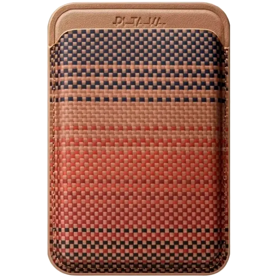 photo 1 - PITAKA Wallet Magnetic Woven Wallet  Sunset for iPhone