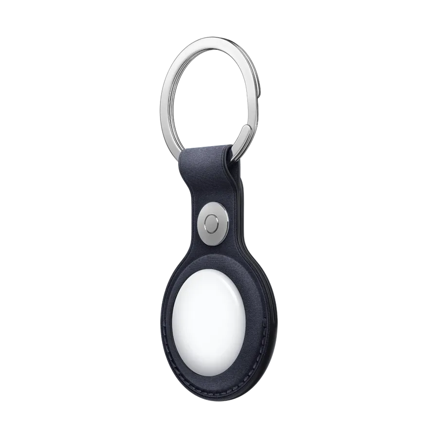 photo 2 - Apple for AirTag, NavyFineWoven Key Ring