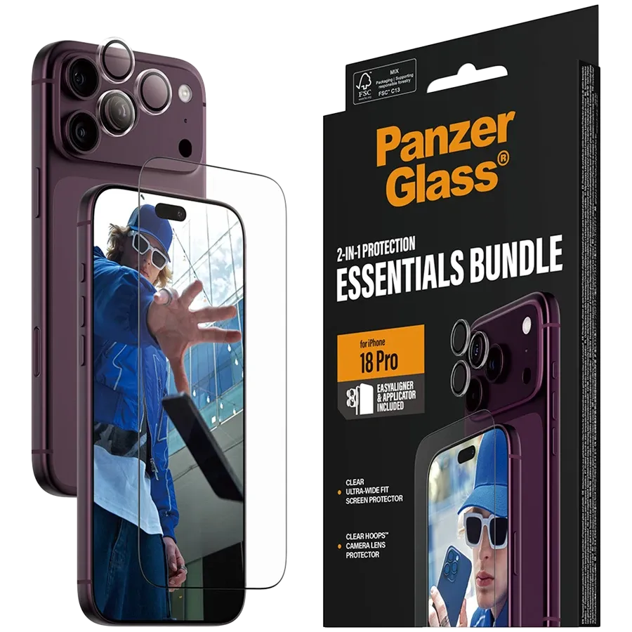 PANZERGLASS Պաշտպանիչ ապակի for iPhone 18 Pro Max2-in-1 Essentials Bundle – photo 3