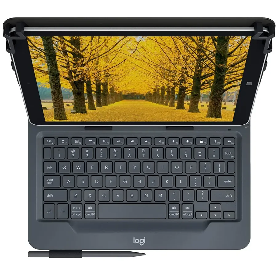 photo 2 - LOGITECH Чехол с клавиатурой Universal Folio  Чёрный