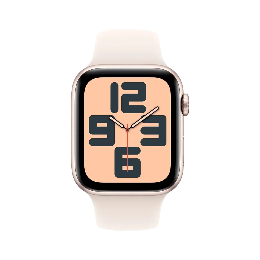 photo 2 - Apple Watch SE GPS Gen.2 + Cellular (2024)  Starlight Sport Band, S/M, 40mm, Starlight