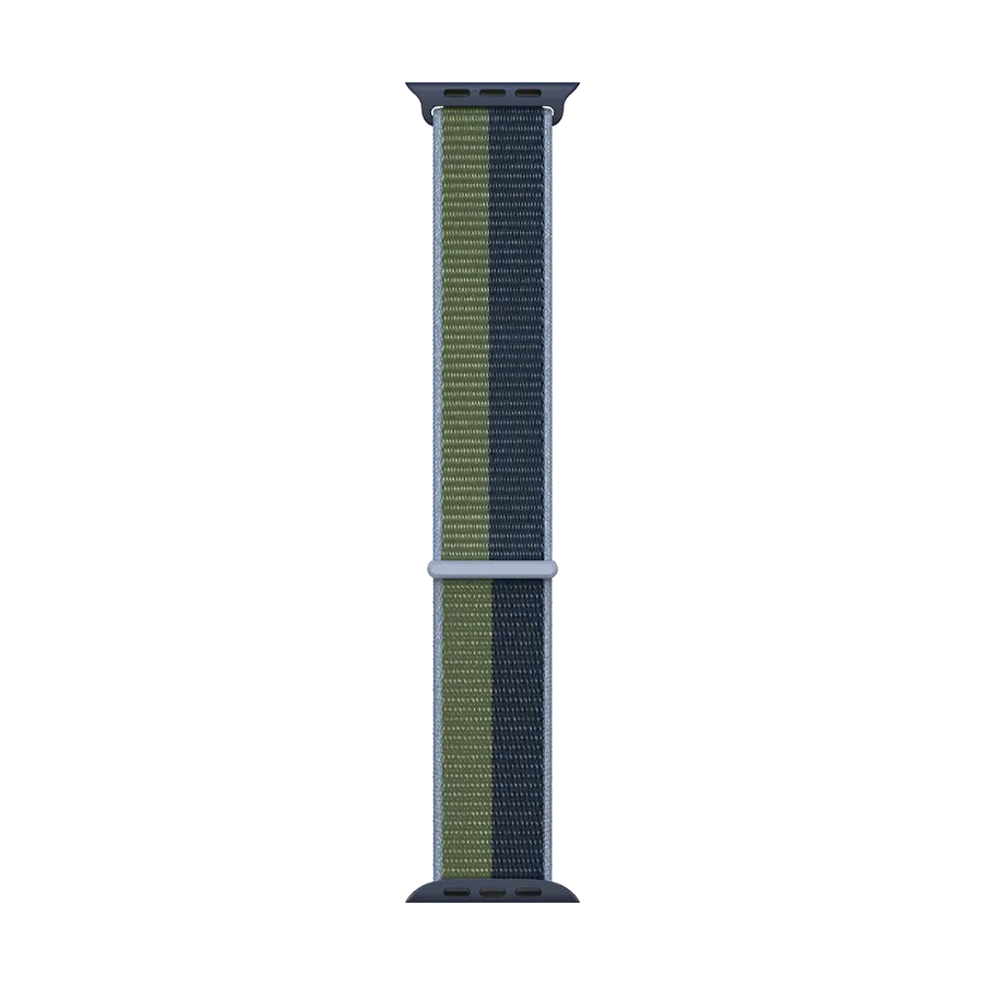 photo 2 - Ремешок Apple Sport Loop для Apple Watch, 38/40/41 mm, Abyss Blue/Moss Green