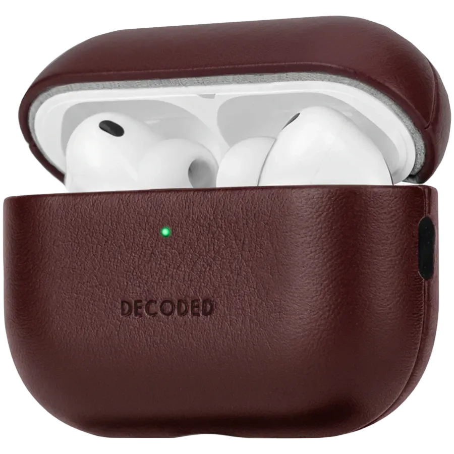 photo 3 - DECODED Case Leather Case  Ruby Red for AirPods Pro (Gen3)