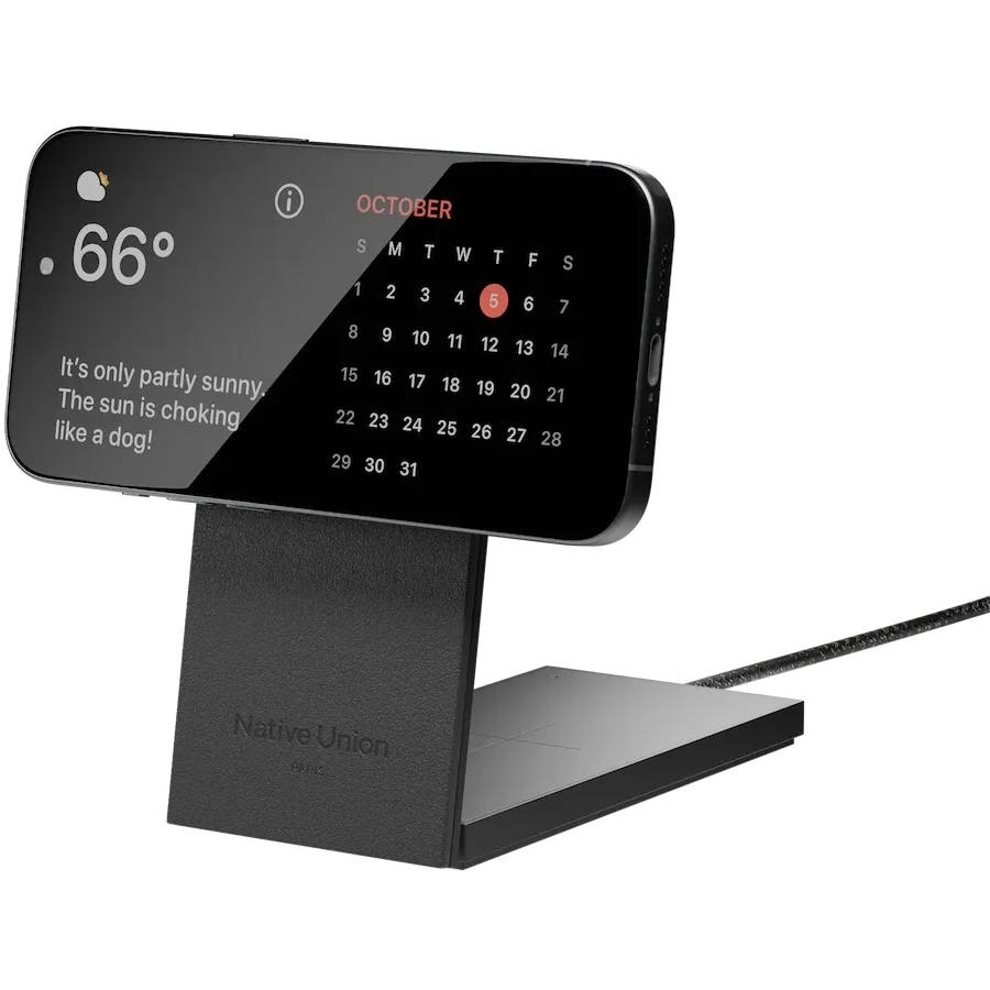 photo 4 - NATIVE UNION Wireless Charger to USB Type C (2m), 15 W, Black