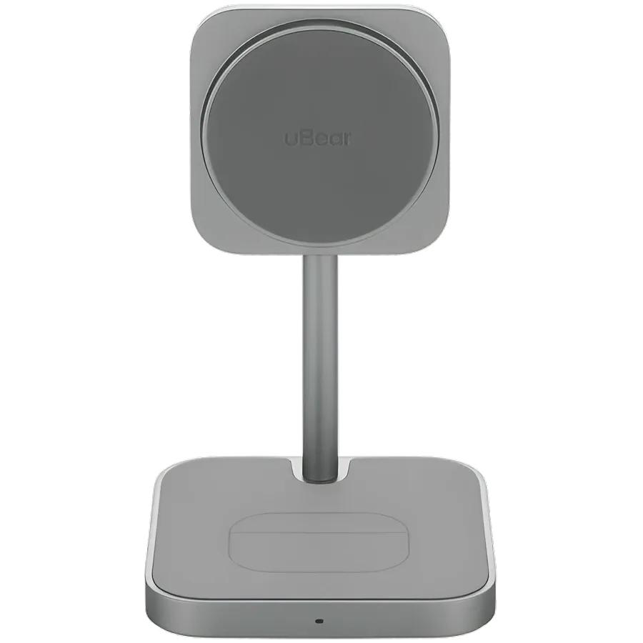 photo 2 - UBEAR Сымсыз зарядтағыш to Қысымды теңестіру жүйесі, 15, сұр кеңістік