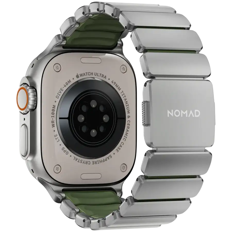 Ремешок Nomad Stratos Band Natural Hardware для Apple Watch 46mm/49mm - Forest – photo 4