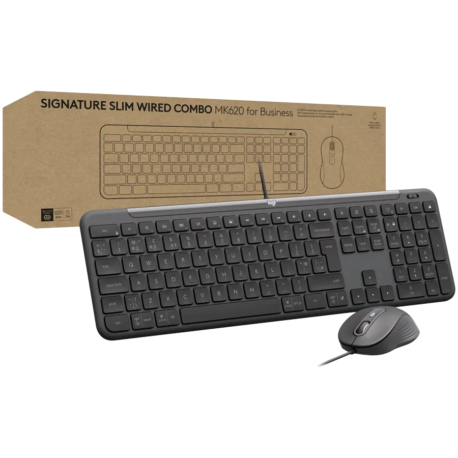 photo 1 - LOGITECH MK620 Клавіатура, Графітовий сірий