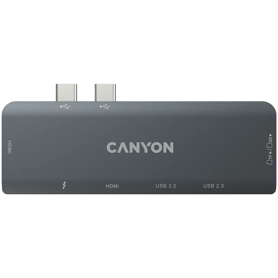 photo 4 - Хаб CANYON для MacBook 7в1: USB-C Power Delivery 100 Вт (CNS-TDS05B)