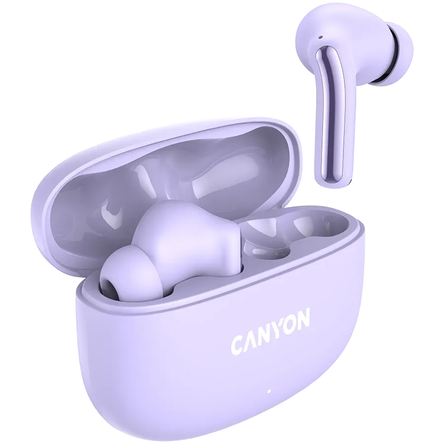 photo 4 - CANYON OnGo-9 Беспроводные наушники, Фиолетовый