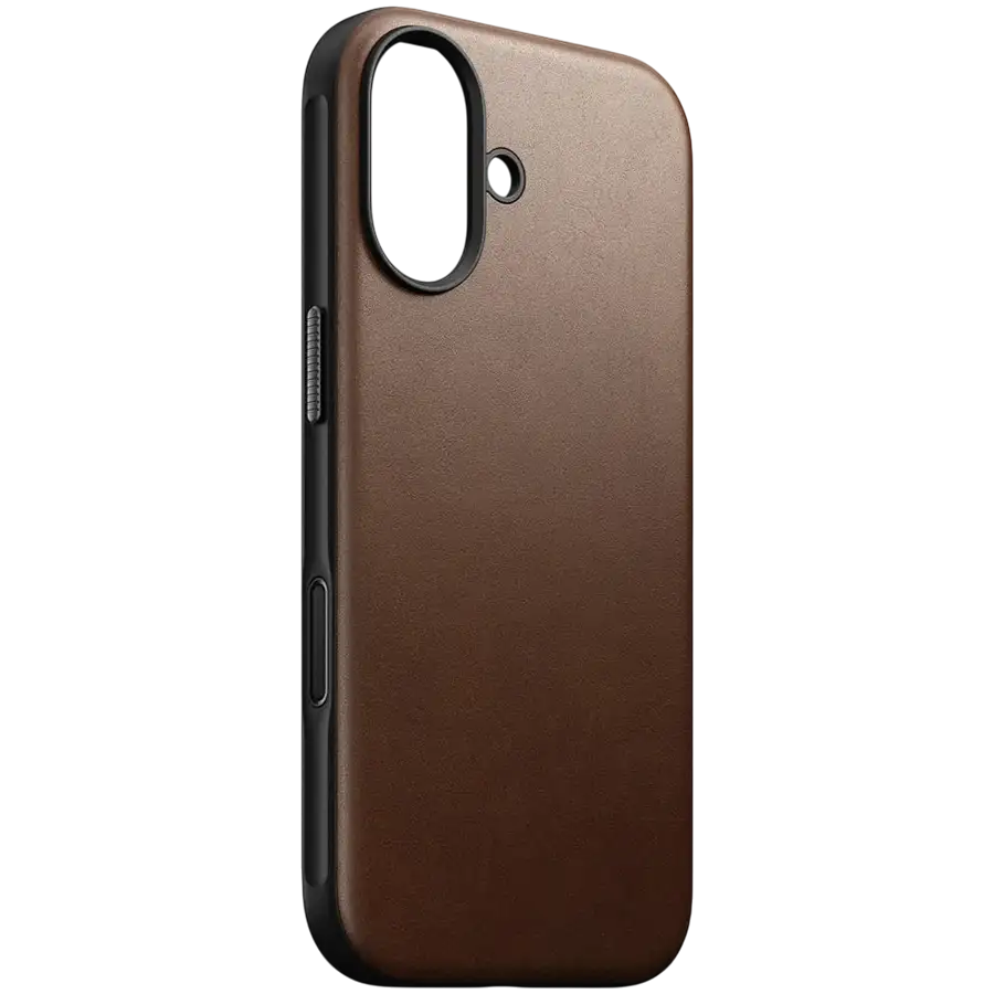 NOMAD Чохол Modern Leather Case with MagSafe Коричневий для iPhone 17 – photo 2
