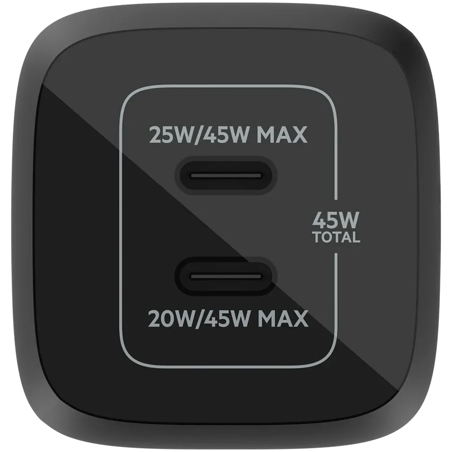 photo 2 - Адаптер питания BELKIN USB-C, 45 Вт, Чёрный