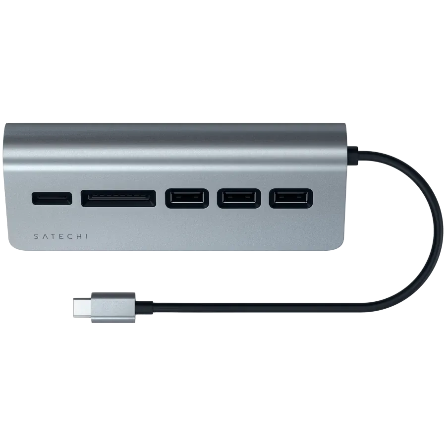 photo 2 - SATECHI  USB-C Combo Hub  USB Hub  Մոխրագույն