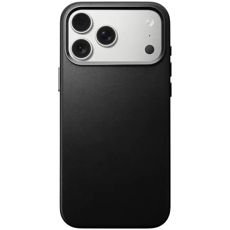 NOMAD Чехол Traditional Leather Case с MagSafe Чёрный для iPhone 17 Pro – photo 1