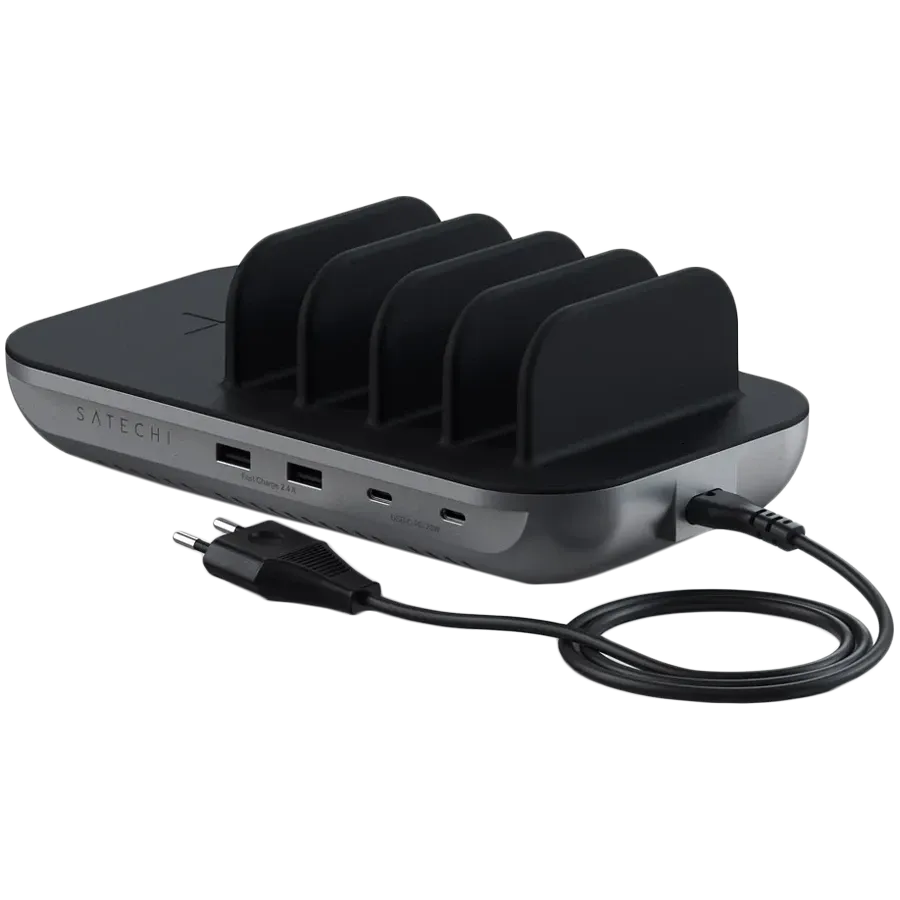 photo - SATECHI Wireless Charger, 20 Վտ, Մոխրագույն