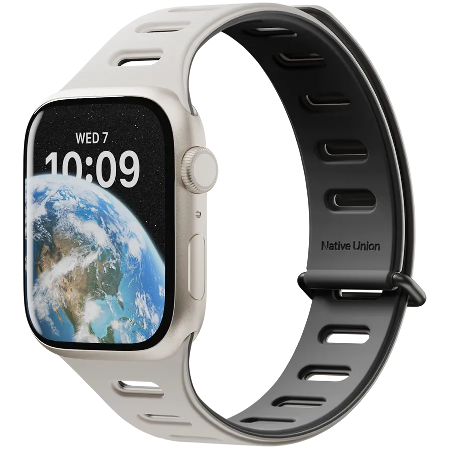 photo - Band NATIVE UNION Active for Apple Watch, 38/40/41 mm, Black/Sandstone