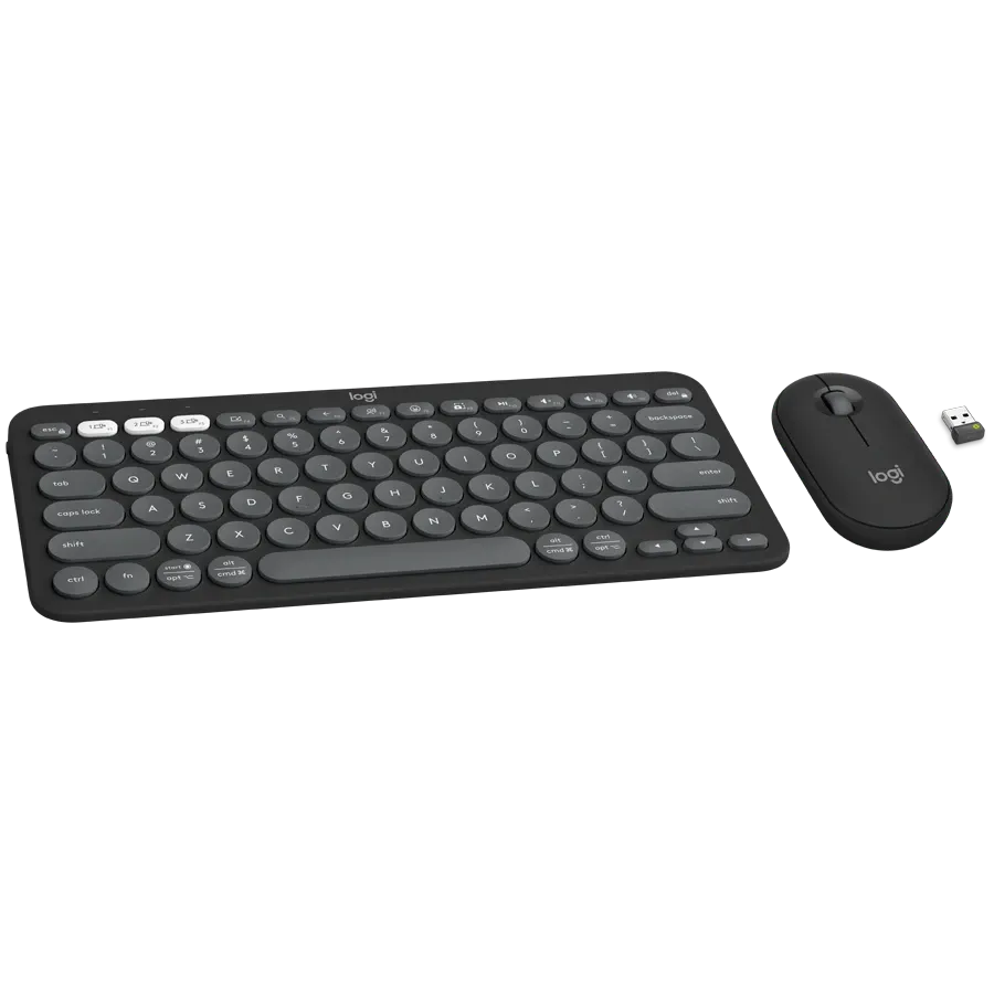 photo - LOGITECH Pebble 2 Клавиатура, Американский английский