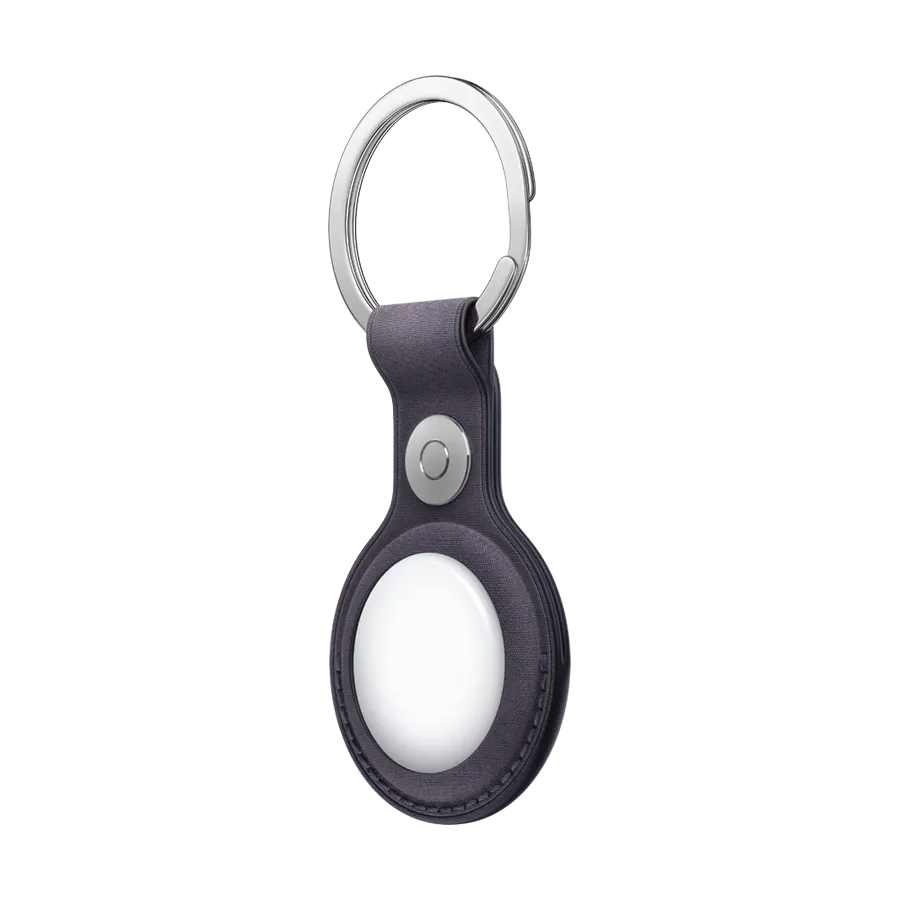 photo 2 - Apple  for AirTag, Midnight PurpleFineWoven Key Ring