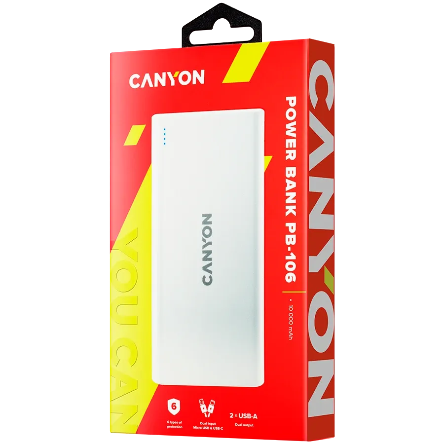 photo 3 - CANYON PB-106 Power Bank, 10000 mA-s