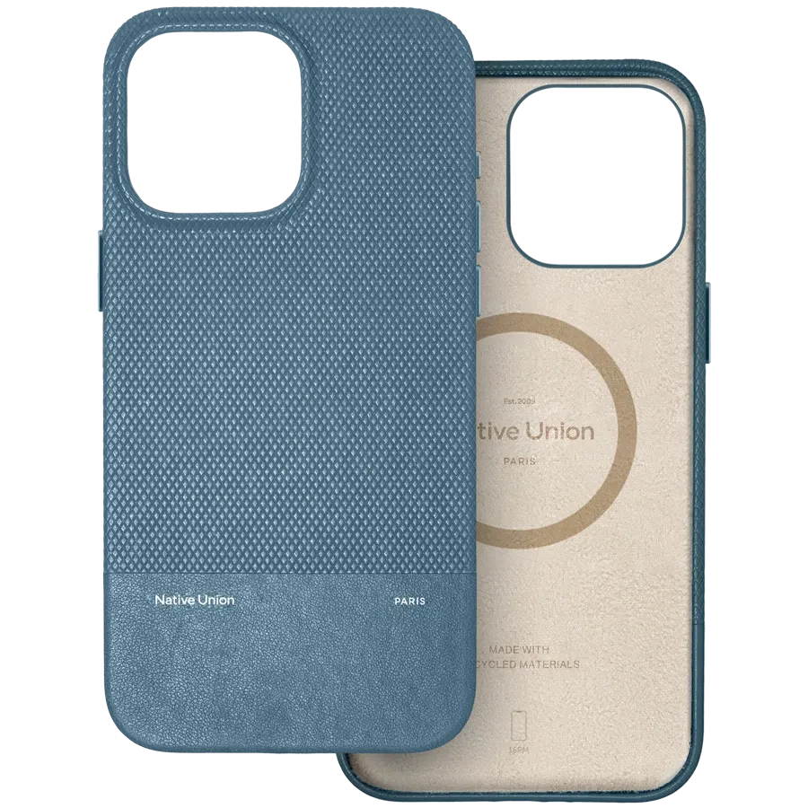 photo - Чехол NATIVE UNION (RE) Classic с MagSafe для iPhone 16 Pro Max, Синий