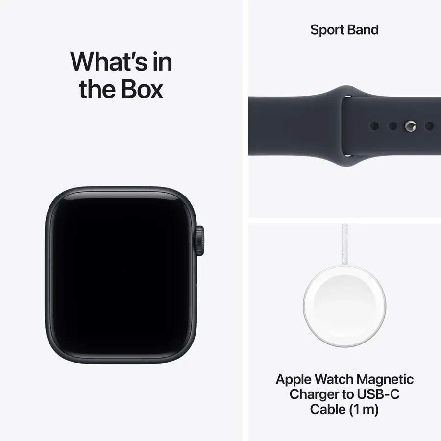 Apple Watch SE GPS Gen.3,  Navy Blue Sport Band, M/L, 40мм, Тёмная ночь – photo 7