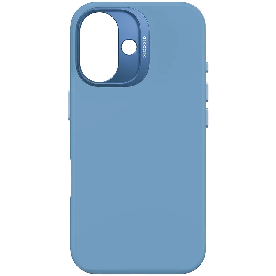 photo - Чехол DECODED из силикона с MagSafe для iPhone 16 Plus, Air Blue