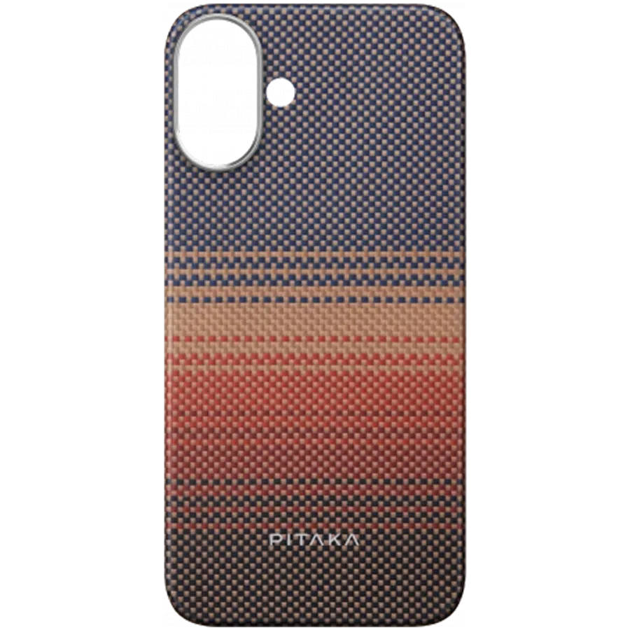 photo - Case PITAKA Tactile Woven with MagSafe for iPhone 16 Plus, Sunset