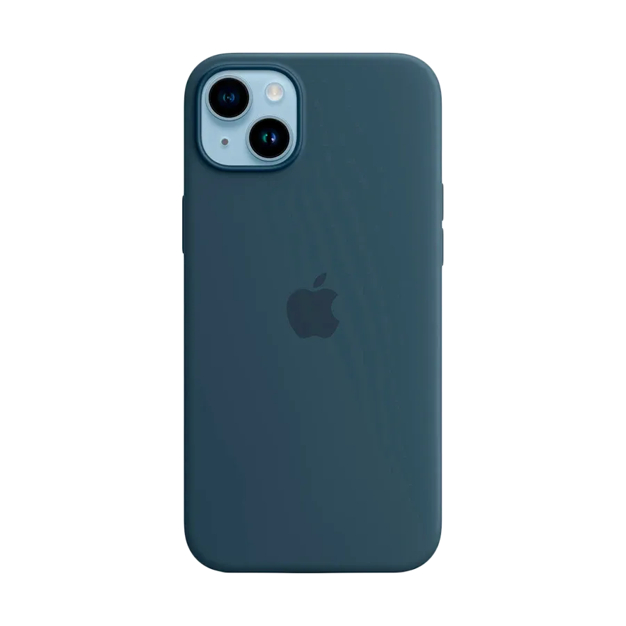 photo - Силиконовый чехол Apple с MagSafe для iPhone 14 Plus, Storm Blue