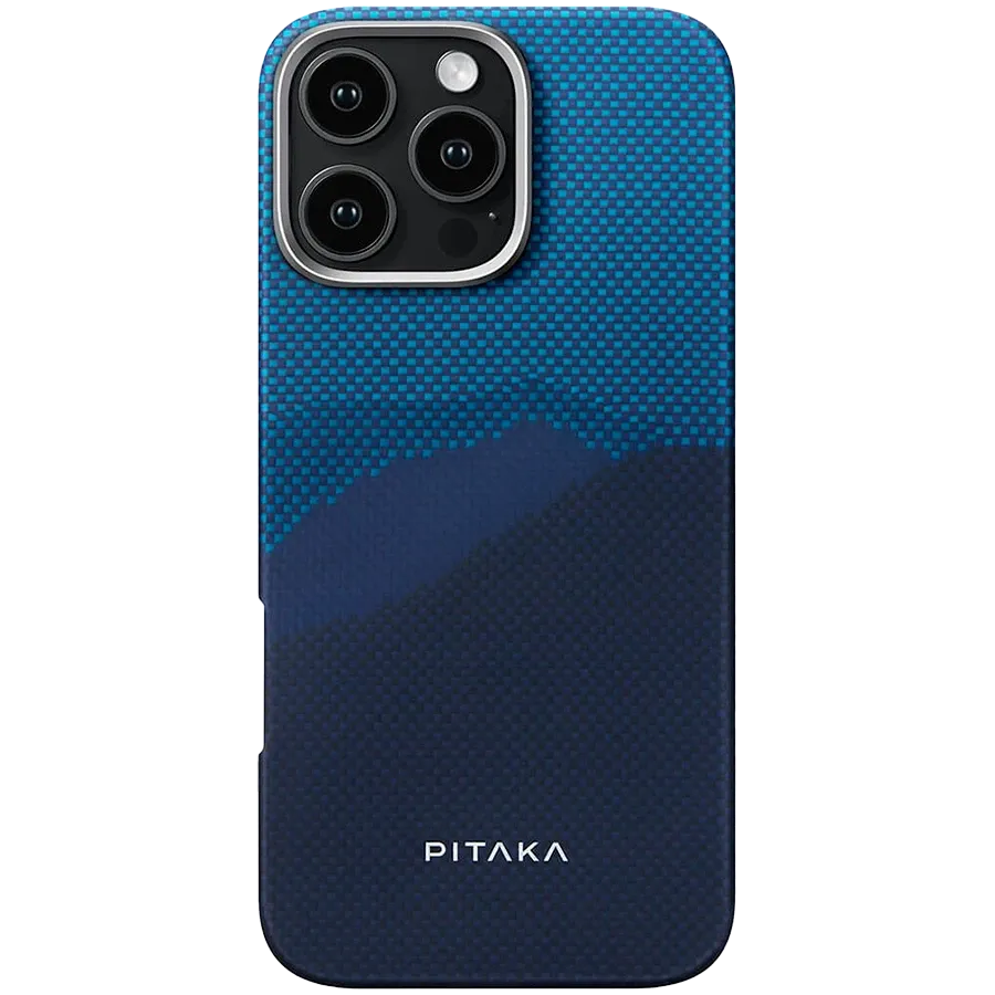 photo - Чехол PITAKA Tactile Woven с MagSafe для iPhone 16 Pro Max, Over The Horizon
