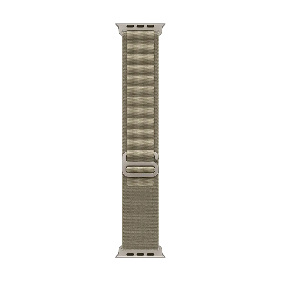 photo - Apple 49mm Alpine Loop Ремінець Alpine Loop Olive за Apple Watch 44 mmApple Watch 45 mmApple Watch 49 mm 44/45/49 mm