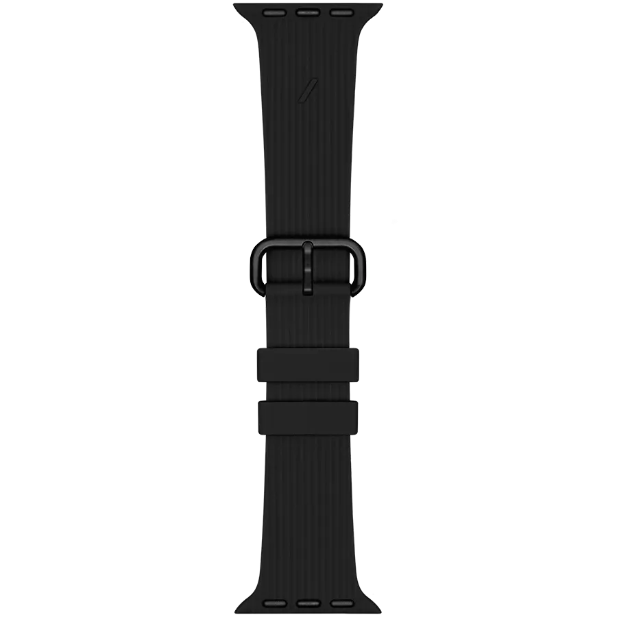 photo 4 - Ремешок NATIVE UNION Curve для Apple Watch, 42/44/45 mm, L, Чёрный