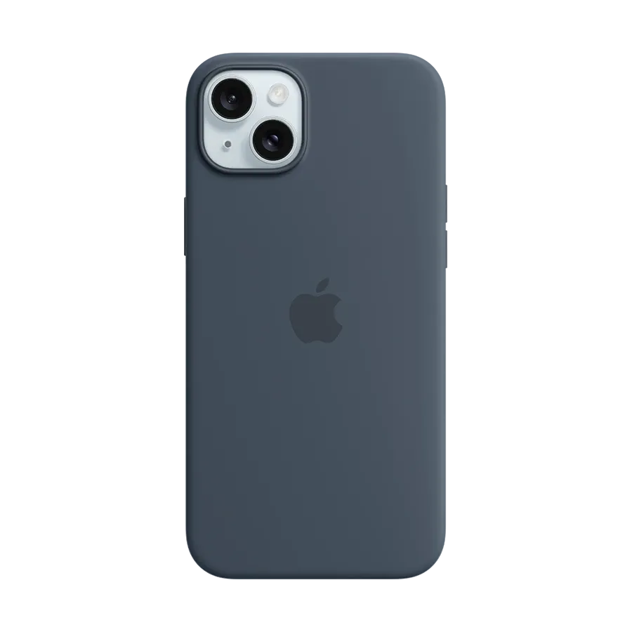 photo - Apple силиконовый чехол с MagSafe Storm Blue для iPhone 15 Plus