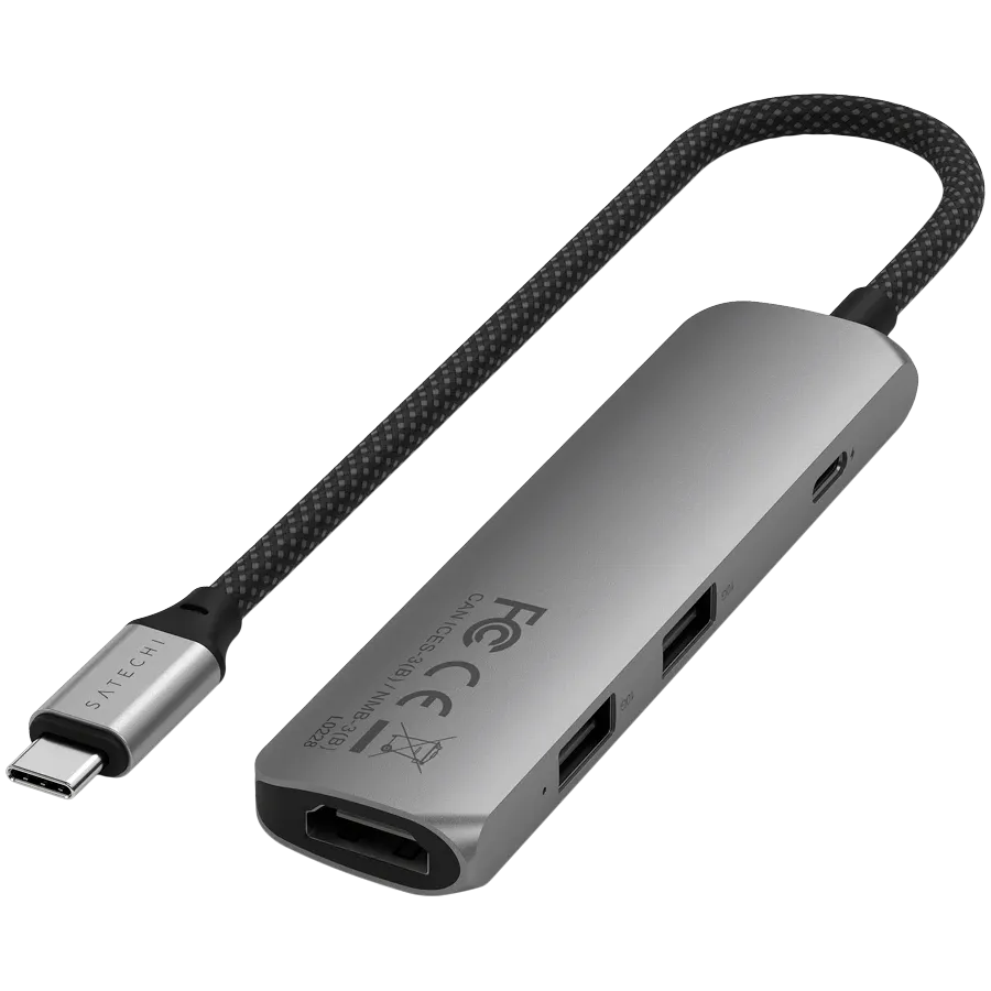 photo 3 - SATECHI  Slim 4 Multiport  Multiport Adapter , Space Gray