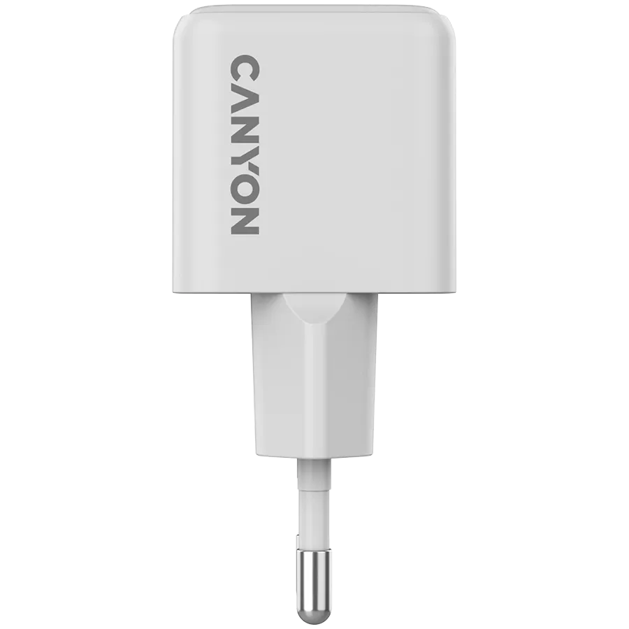 photo 3 - Qidalanma adapteri CANYON CU20C USB-C/USB-C, 20 Vt, Ağ