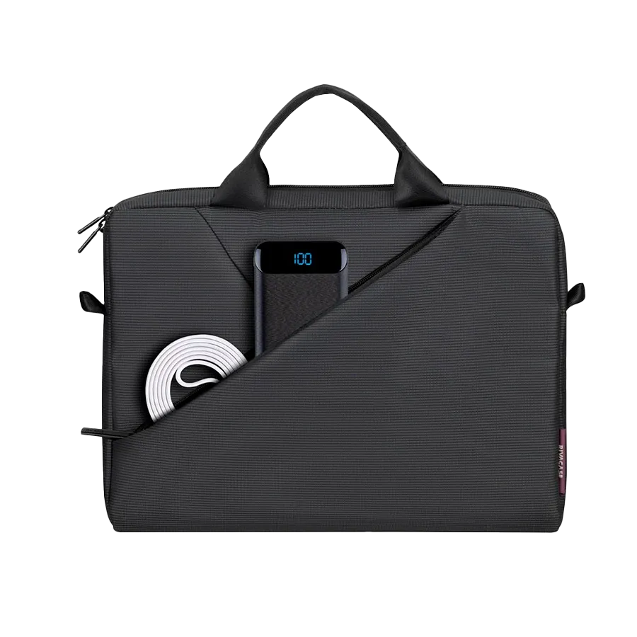 photo 9 - RIVA CASE Сумка Tivoli  Серая для MacBook Air 13/MacBook Pro 13/Ноутбук до 13.3"