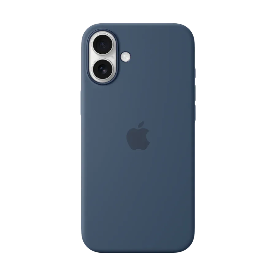 photo - Чехол APPLE силиконовый с MagSafe для iPhone 16 Plus, Джинс