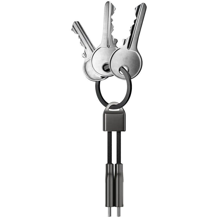 photo 5 - Cablu Nomad ChargeKey USB-C la USB-C, Black