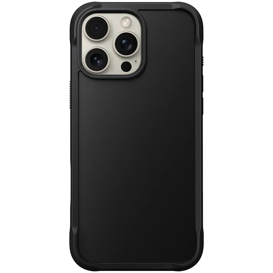 photo - Чехол NOMAD Rugged с MagSafe Чёрный для iPhone 16 Pro