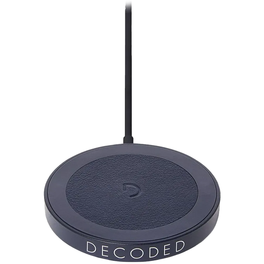 photo 1 - Бездротовий зарядний пристрій DECODED Magnetic Wireless Charging Puck Matte Navy