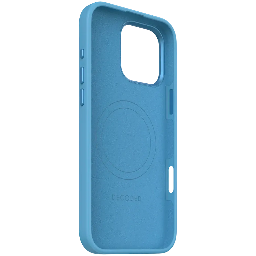 photo 3 - DECODED Case Silicone Case with MagSafe Air Blue for iPhone 16 Pro Max