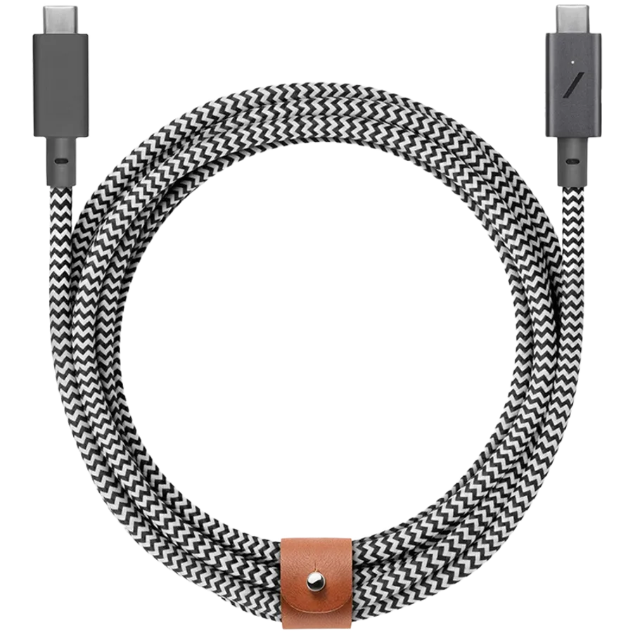 photo 1 - NATIVE UNION USB-C Cable, Zebra, 2.4m