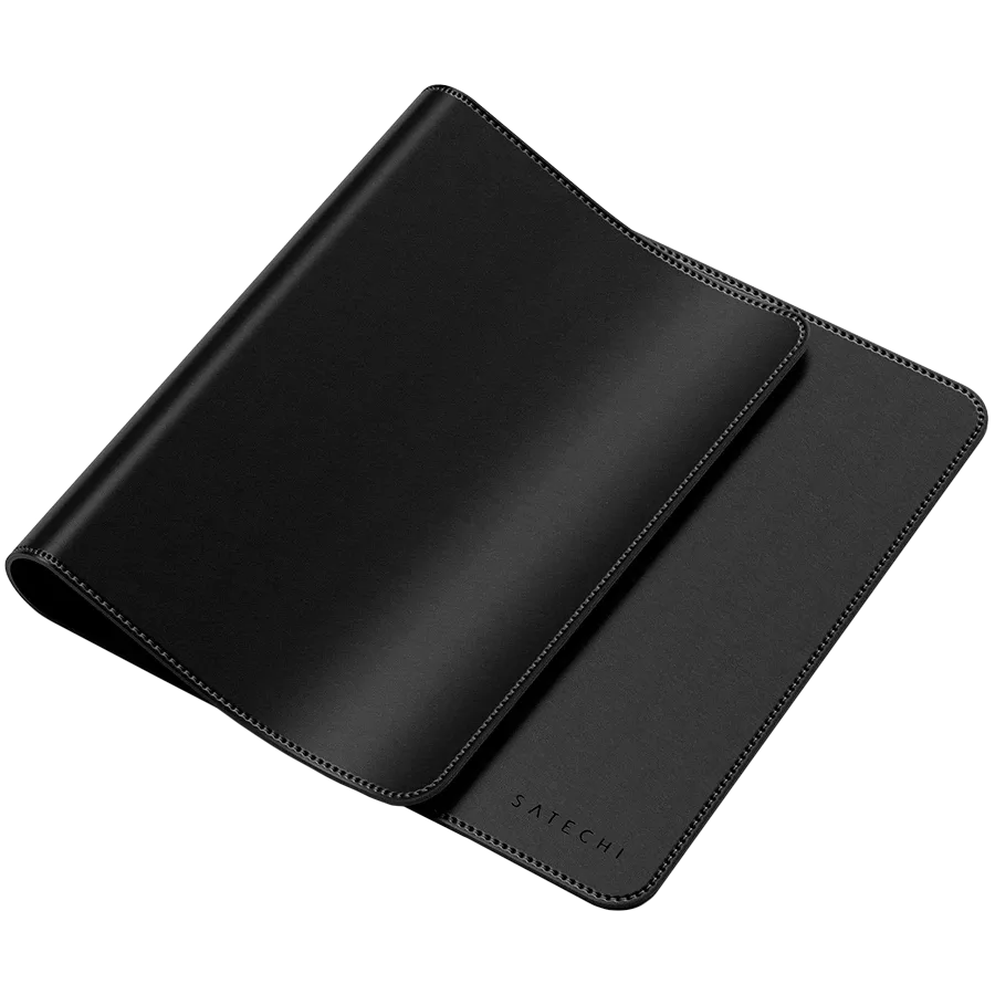 photo 2 - Коврик Satechi Eco Leather Deskmate для компьютерной мыши. Материал эко-кожа (искусственная кожа. Размер 58,5 x 31 см. Цвет черный.