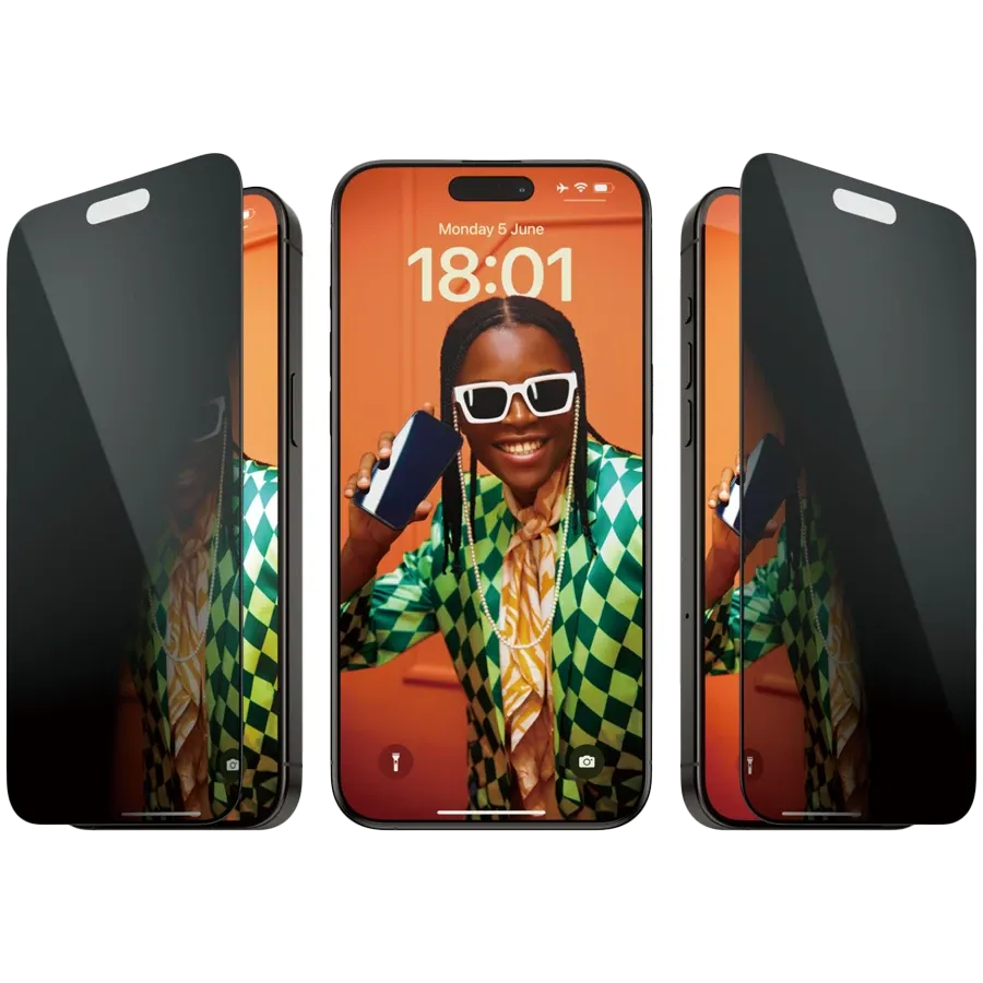 photo - Захисне скло PanzerGlass Privacy для iPhone 15 Pro Max