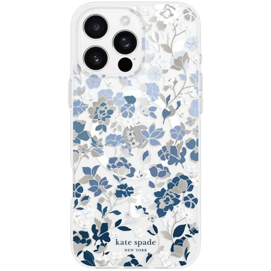 photo - Чехол CASE-MATE Kate Spade с MagSafe для iPhone 16 Pro Max, Синий