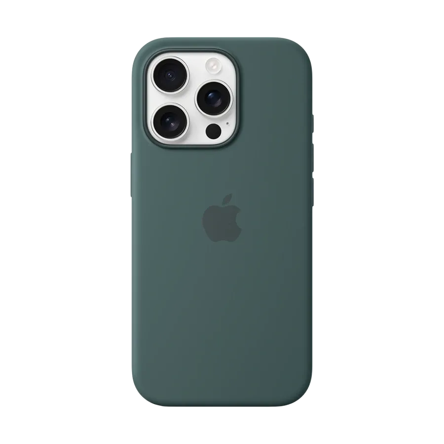 photo - Apple Case Silicone Case with MagSafe თან MagSafe Lake Green for iPhone 16 Pro