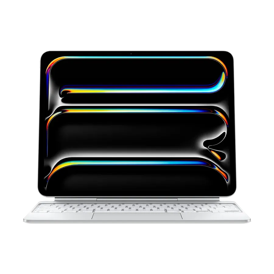 photo 1 - Чохол-клавіатура для планшета Apple Magic Keyboard for iPad Pro 13 inch (M4) - Ukrainian - White (MWR43UA/A)