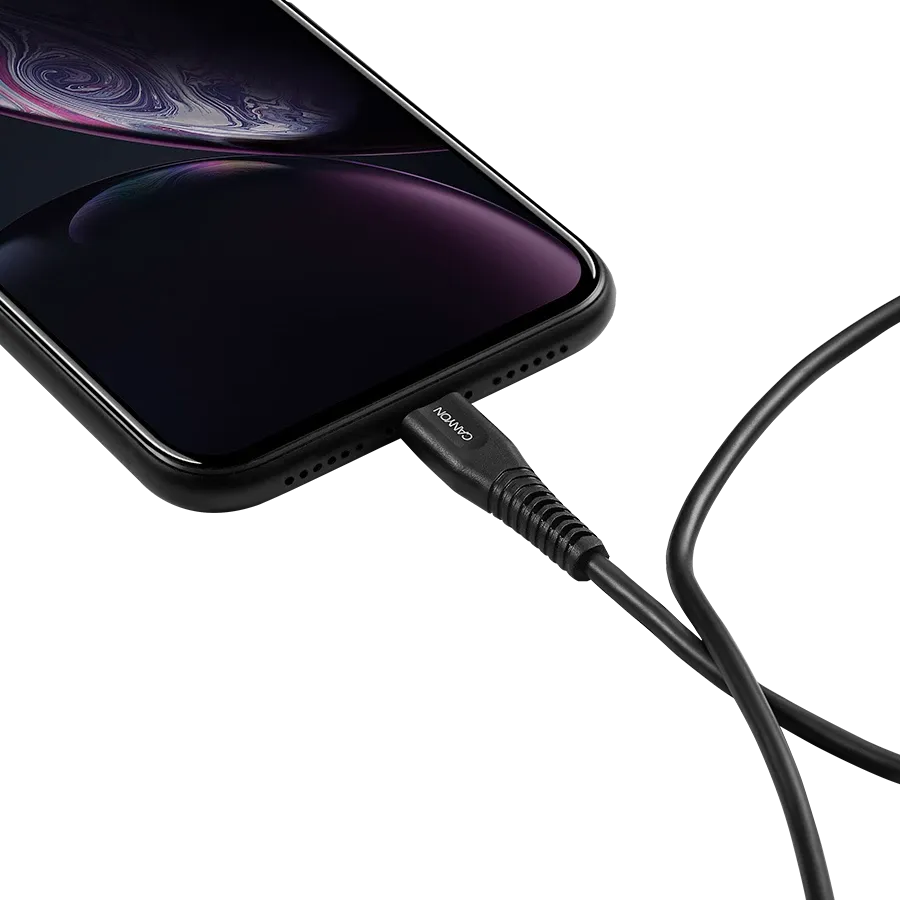 photo 3 - CANYON USB մալուխ MFI-4, Սև, 1.2մ