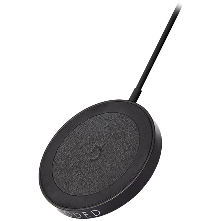 photo 1 - Бездротовий зарядний пристрій DECODED Magnetic Wireless Charging Puck Black