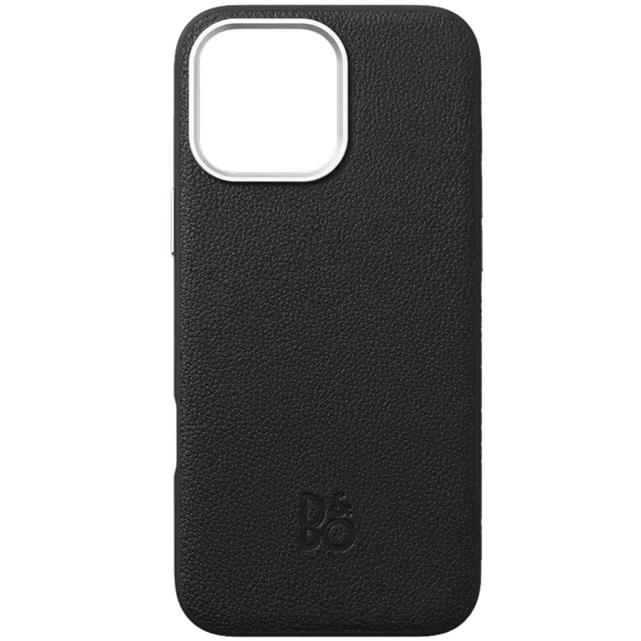 photo 1 - Leather Case with MagSafe, Infinite Black for iPhone 16 Pro