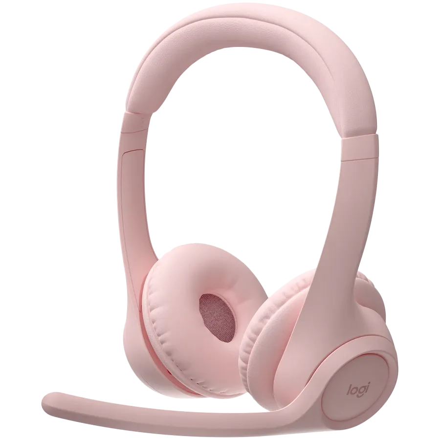 photo - LOGITECH Zone 300 Беспроводные наушники, Розовый